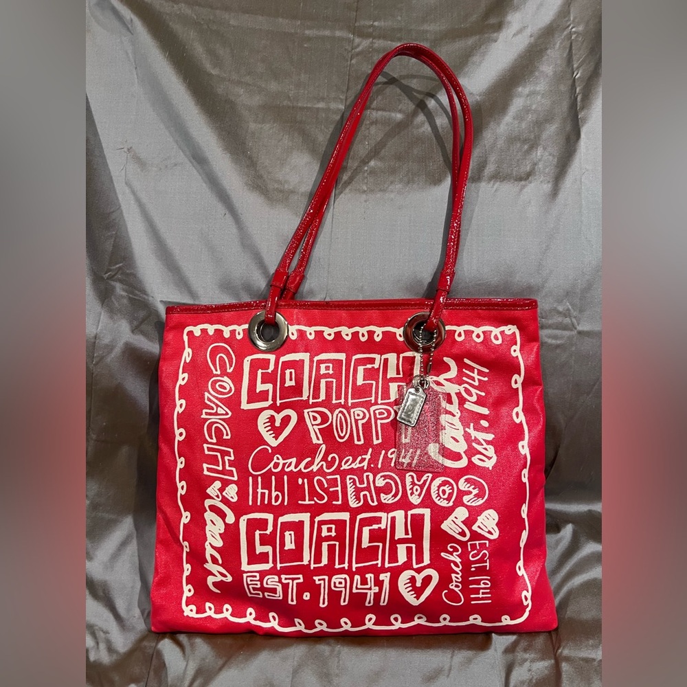 Coach Poppy Graffiti Bag